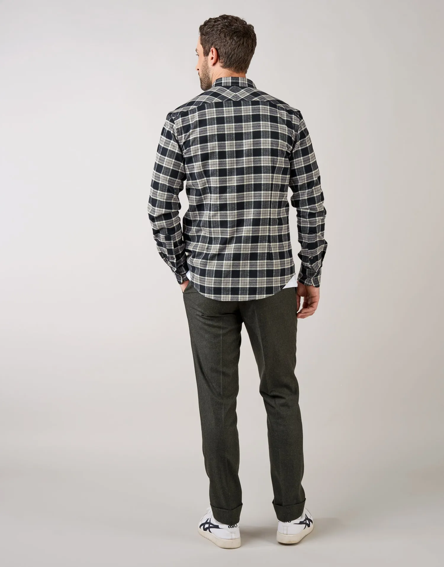 Stretch Support Sleek Design Evans Forest Green Stretch Flannel Trouser