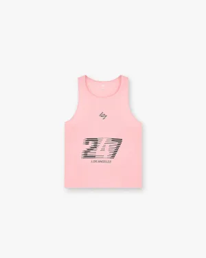 247 Los Angeles Singlet - Pink Light Flex Modern and Soft