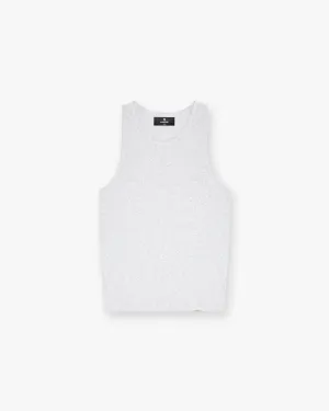 Award-winning Initial Rib Vest - Ice Grey Marl