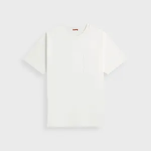 loose fitting Versatile Performance Barena Tee Giro New Jersey - Bianco