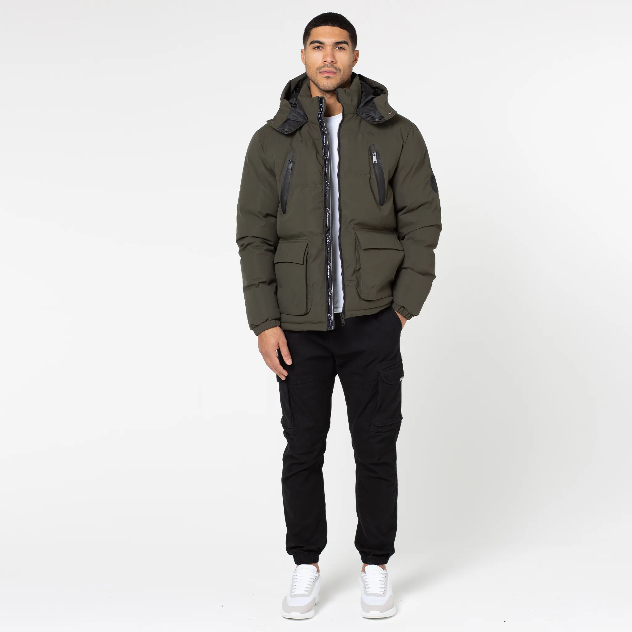 Expedition Jacket | Khaki Bonded Hemline Hypoallergenic Interior Layer