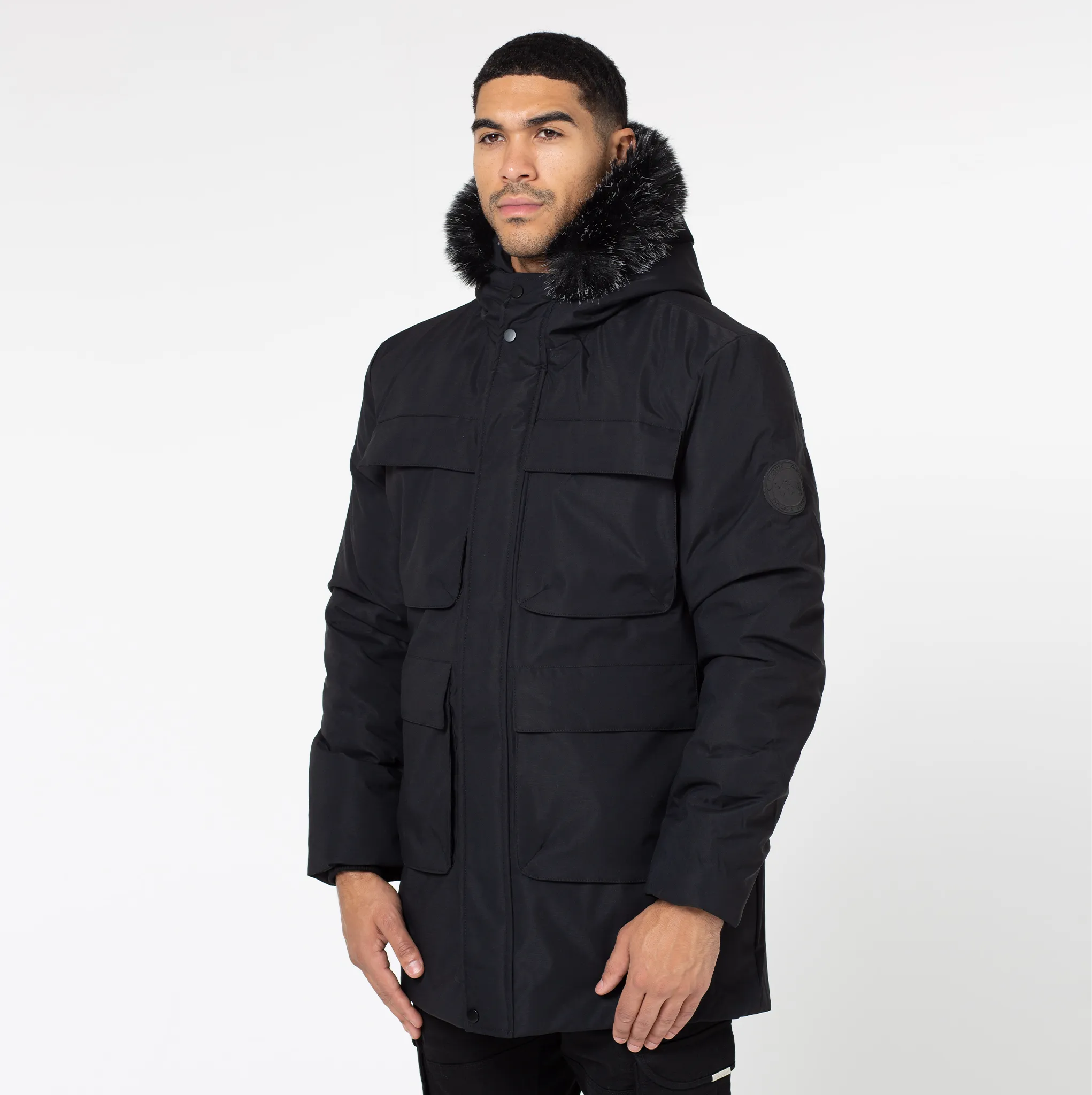 Mold Resistant Coating Down Stuffed Exploration Parka | Black