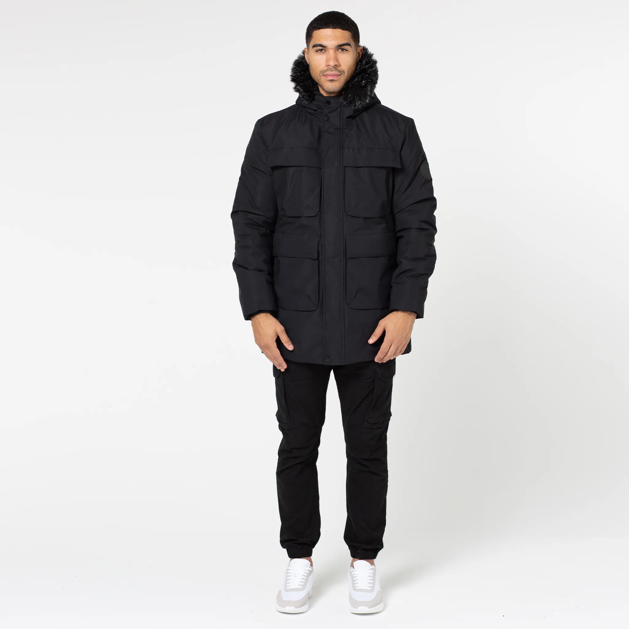 Exploration Parka | Black Mid Length