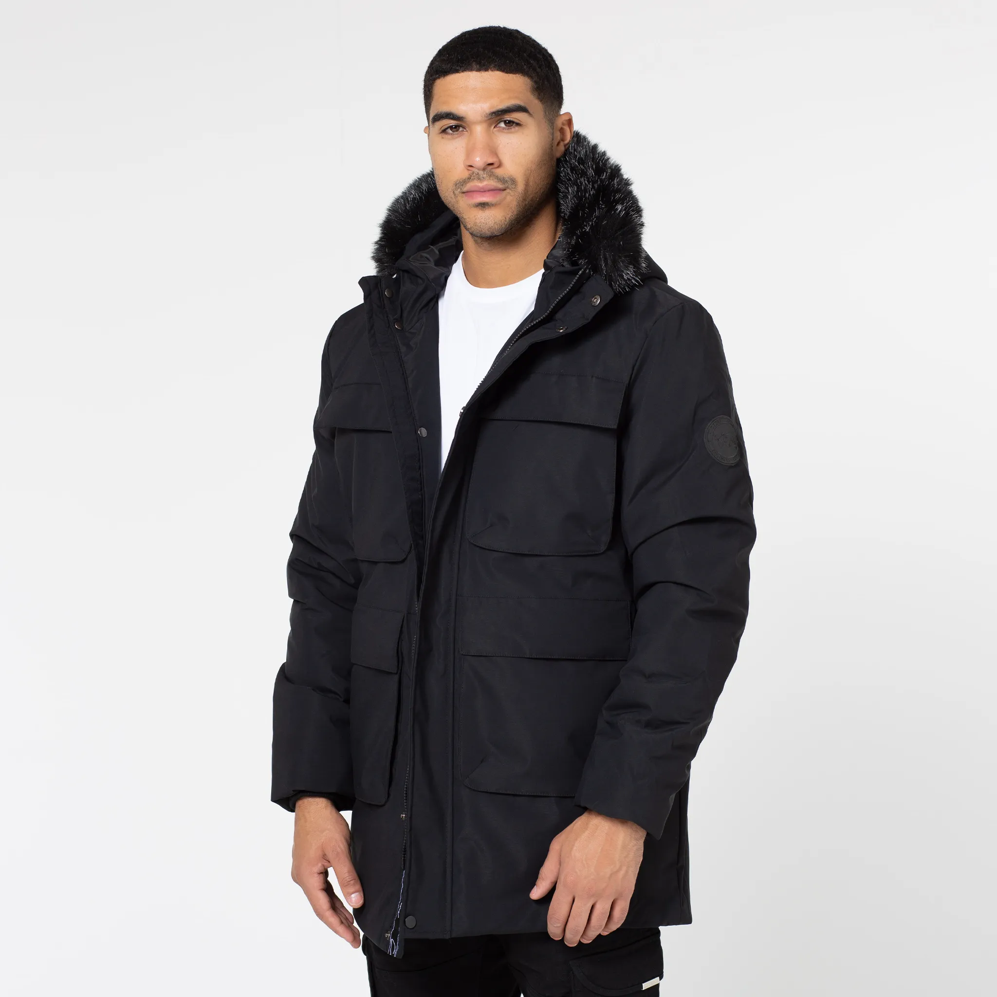 Exploration Parka | Black Long Length Detachable Lining