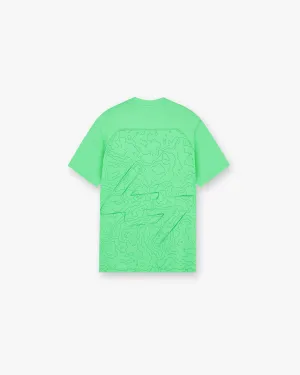 247 Contour Run T-Shirt - Speed Green Breathable mesh Lightweight Design