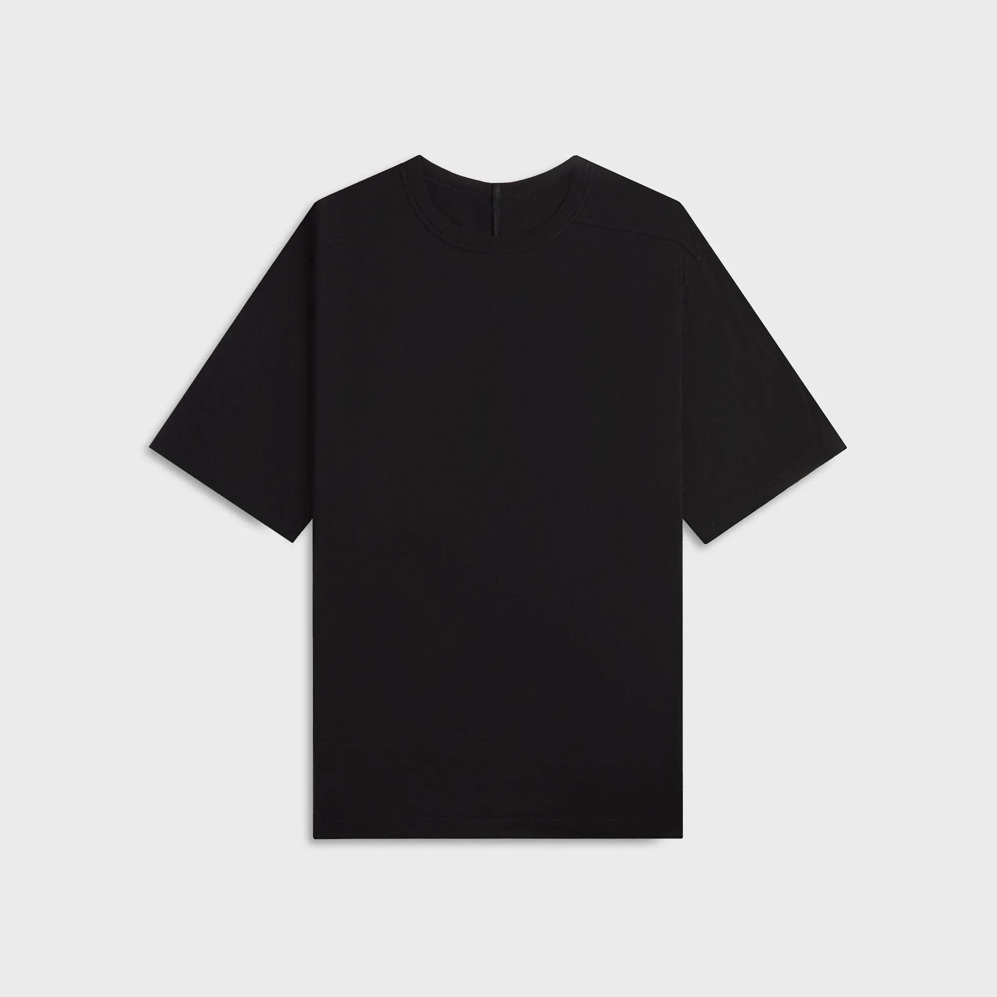 Rick Owens Brad Tee - Black Cozy and Soft Rayon blend