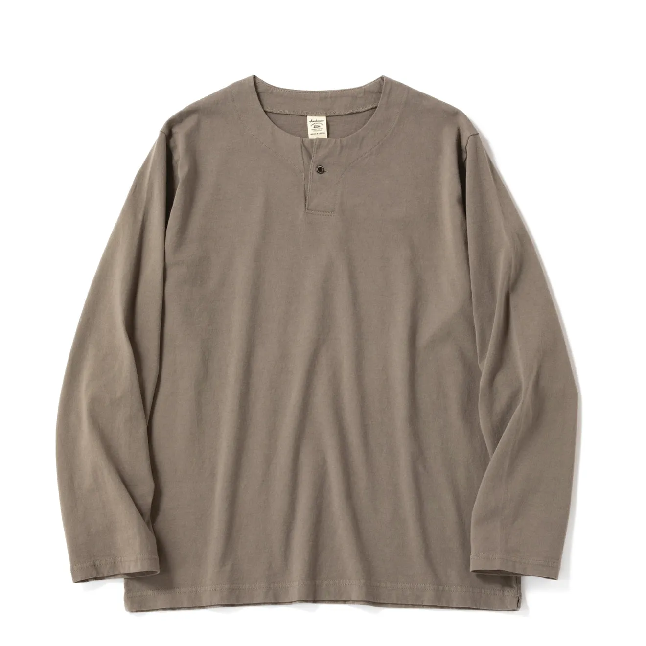 Jackman Henleyneck L/S T-shirt Retro Olive Casual Flex Design