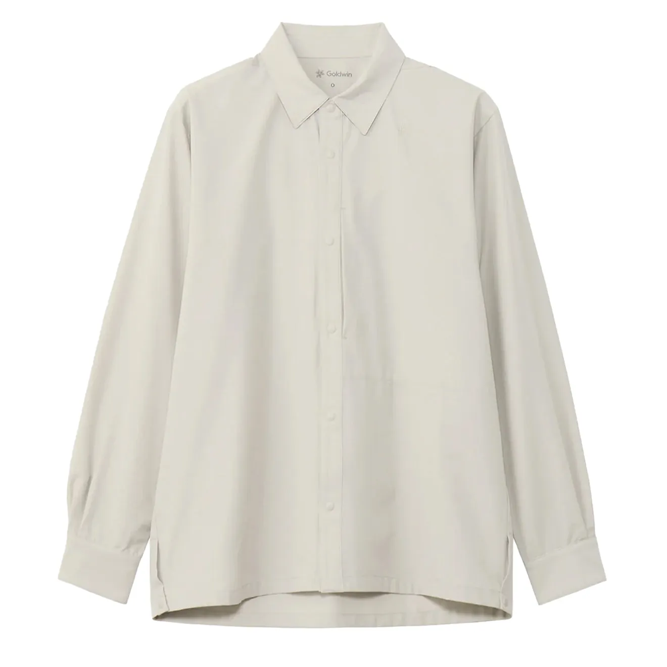 Goldwin KARAMI Woven Hike Shirt Sand Stone Temperature Regulating