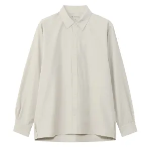 Goldwin KARAMI Woven Hike Shirt Sand Stone Handcrafted Detail