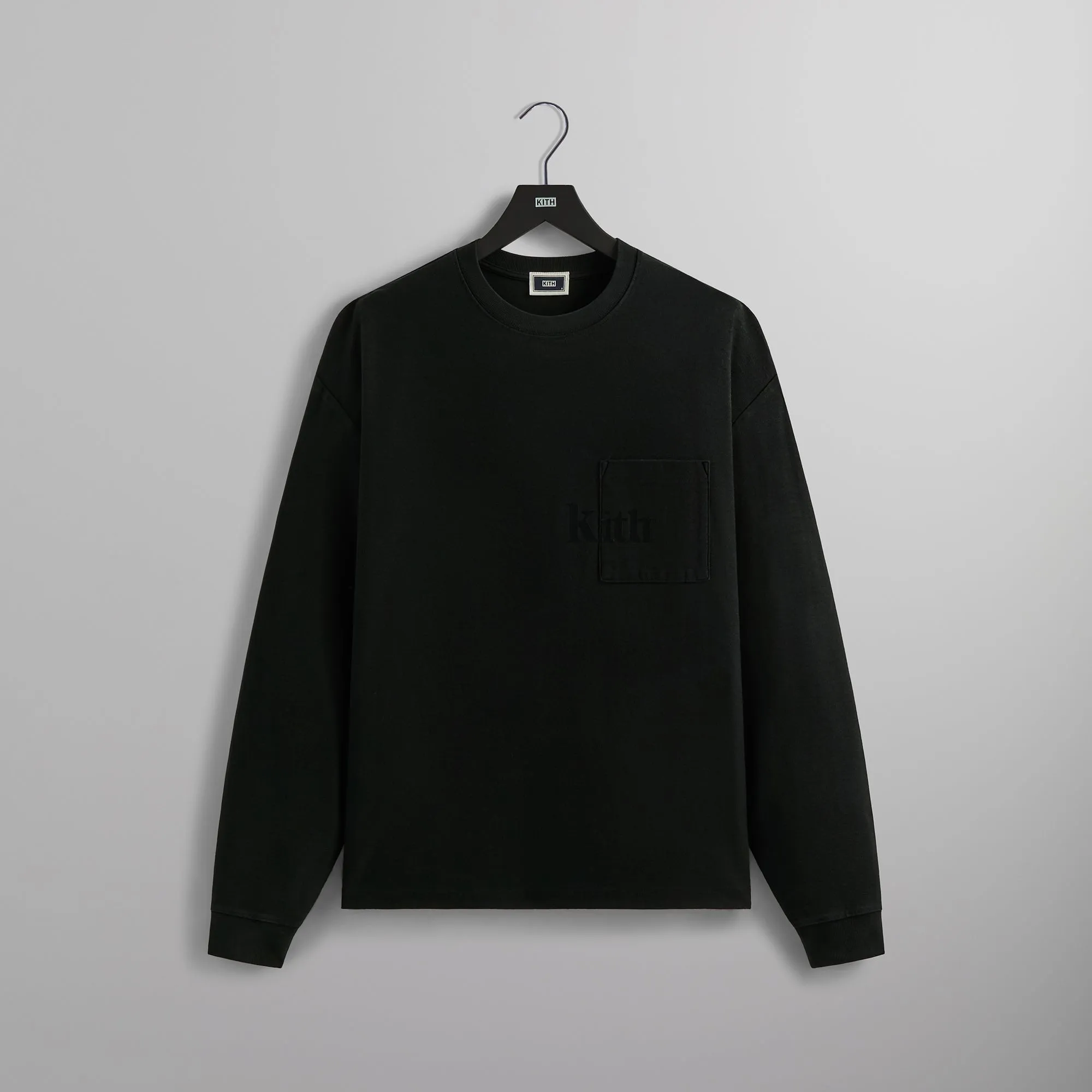 Layering Piece Kith Long Sleeve Quinn Tee - Black