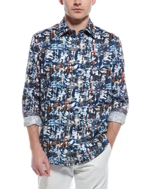 Robert Graham Lachlan Classic Fit Shirt Smooth Texture