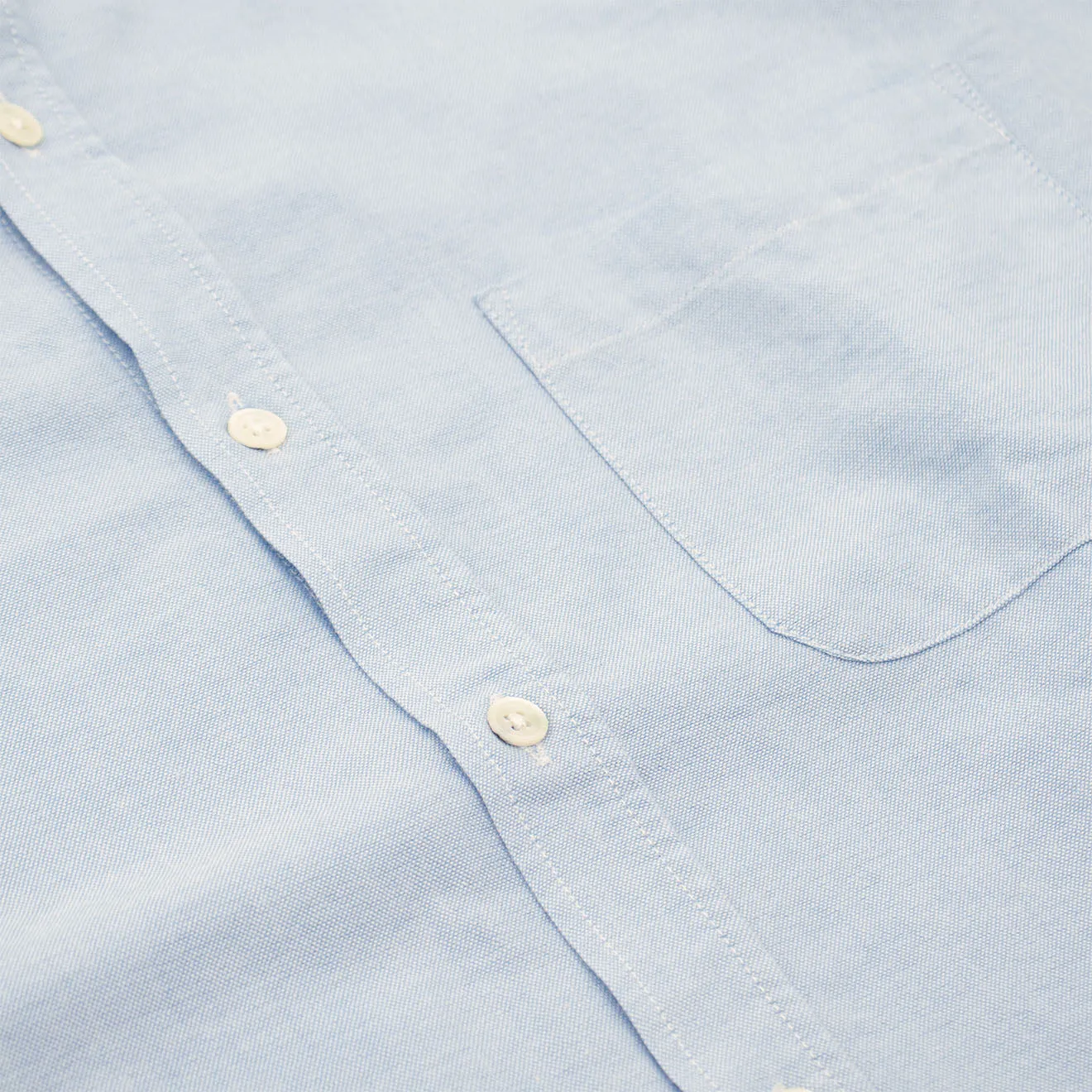 garden party Portuguese Flannel L/S Oxford Button Down Belavista Shirt Sky