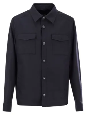 Minimal Look Fashion Forward Rain Cotton Cashmere Shirt