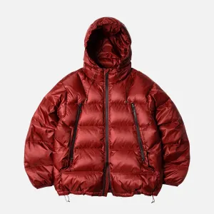 Frizmworks Altavia Down Parka Red All Season Fit Ultra Light Packable