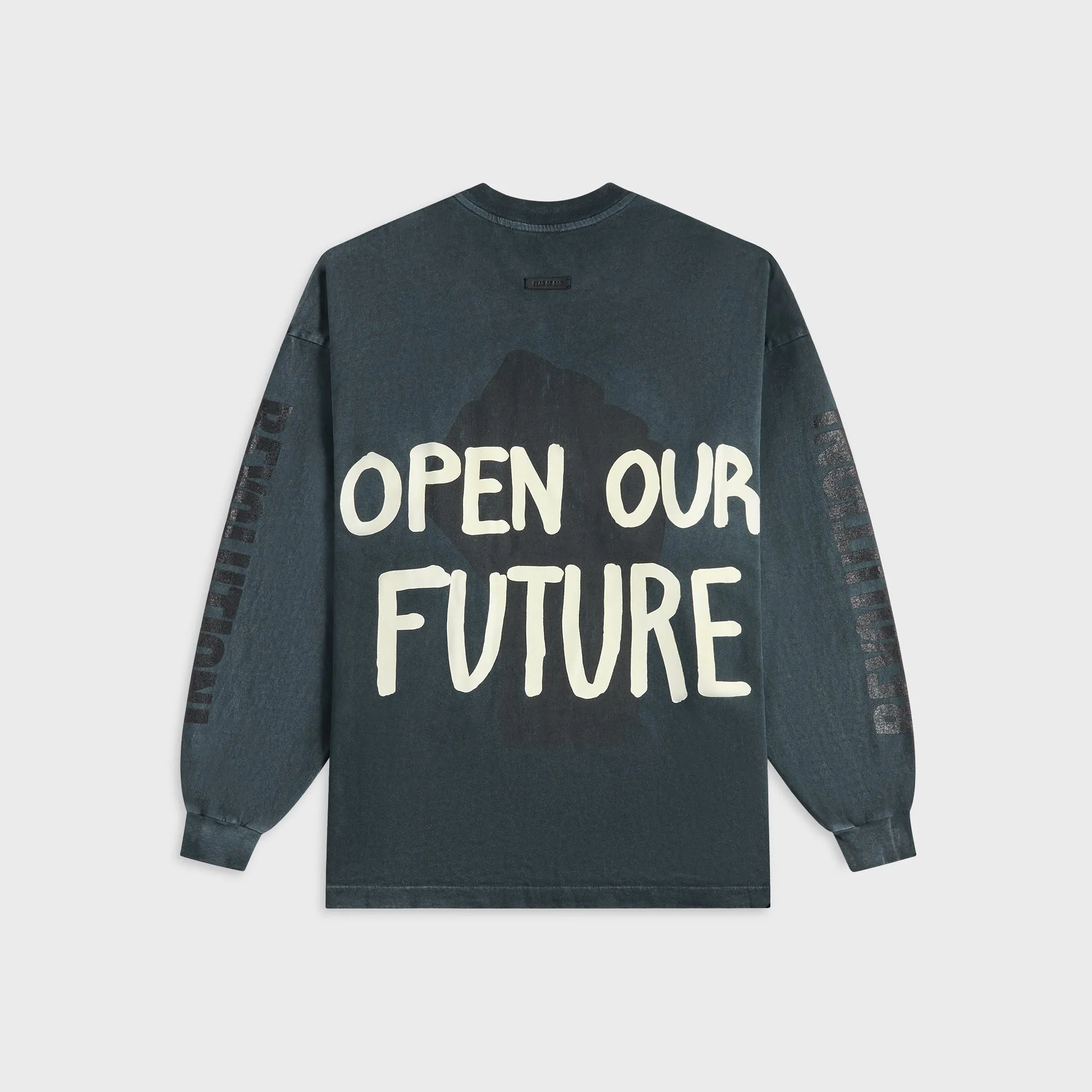 Comfort Wearable Simple Fashion Fear of God Relaxed Long Sleeve "Future" Tee - Black