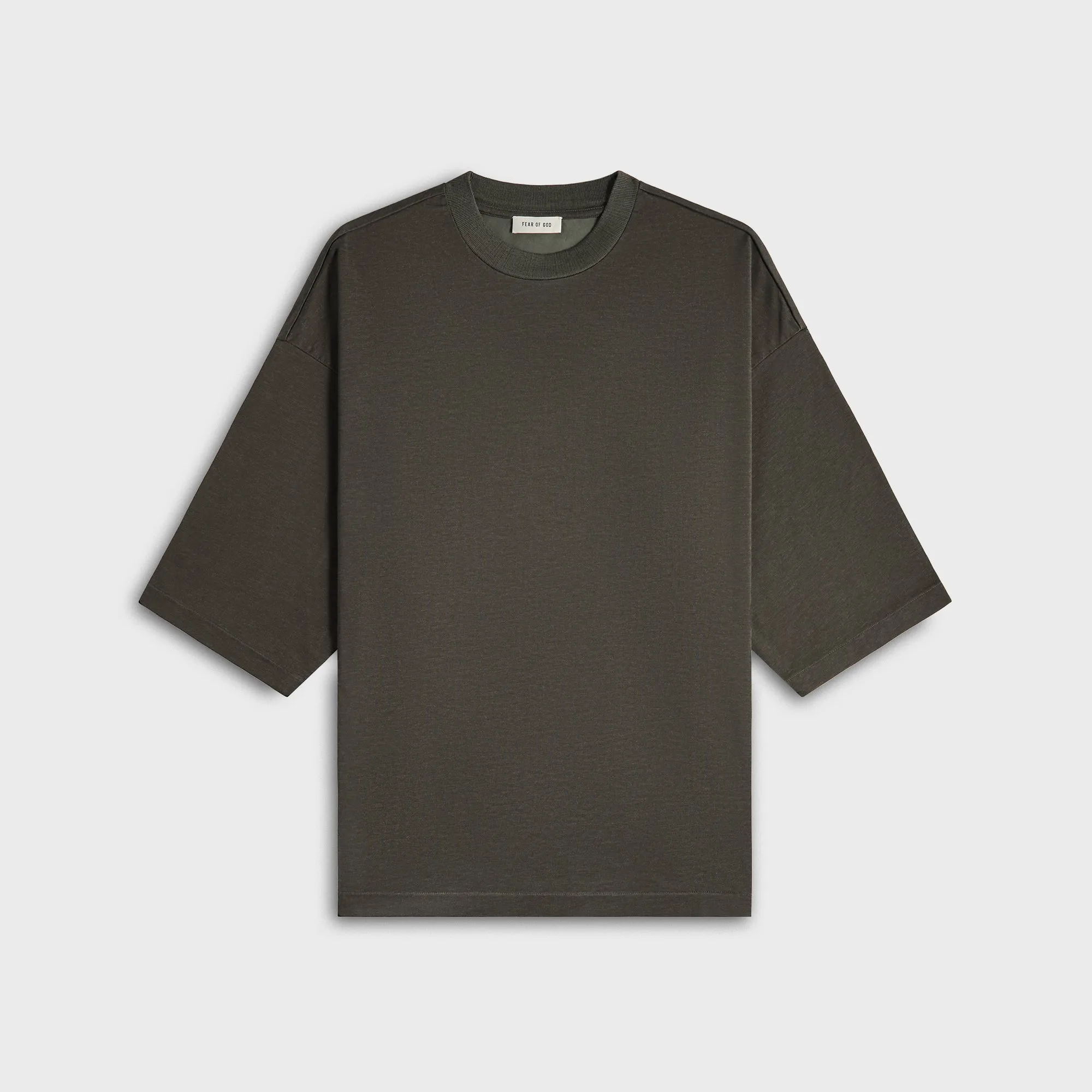 Fear of God Relaxed Tee - Black Wrinkle Resistant Cloth