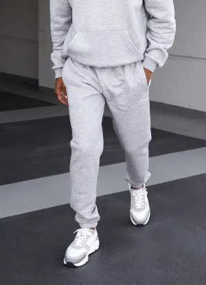 Gym King Oversized Logo Jogger - Light Grey Marl Freedom Fit Functional Fit