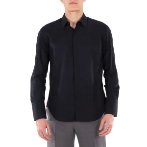 Ferragamo Logo Jacquard Long-Sleeved Sports Shirt Seasonal Fashion