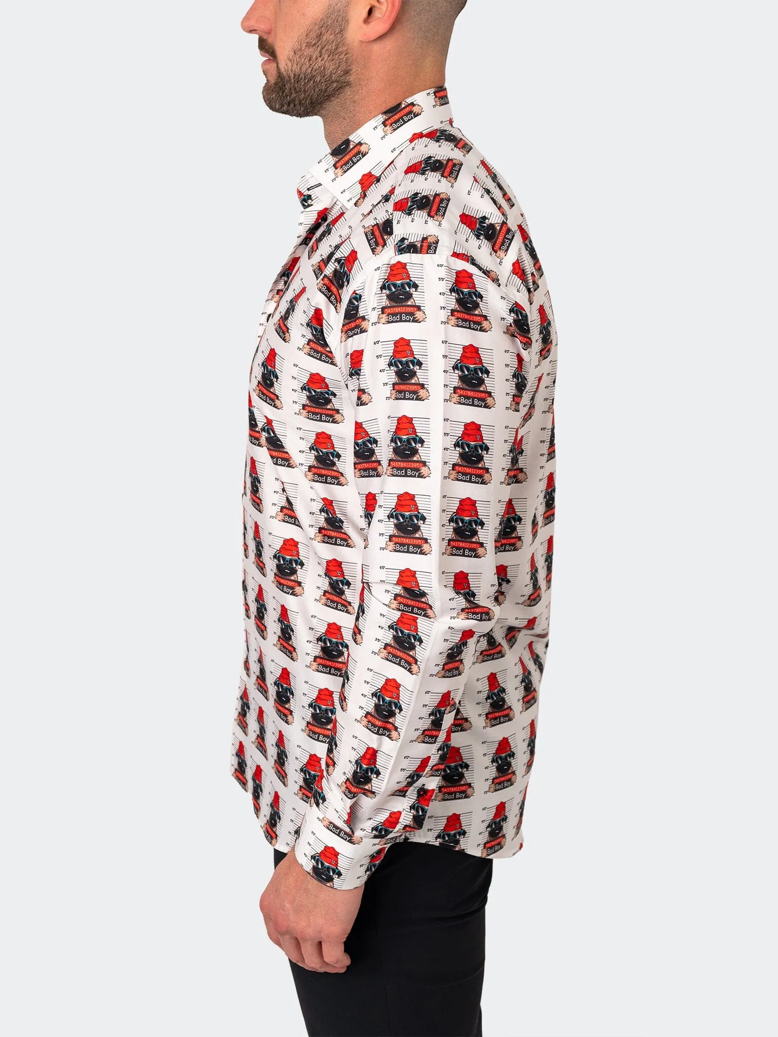 Fashionable Layer Fibonacci BadBoy White