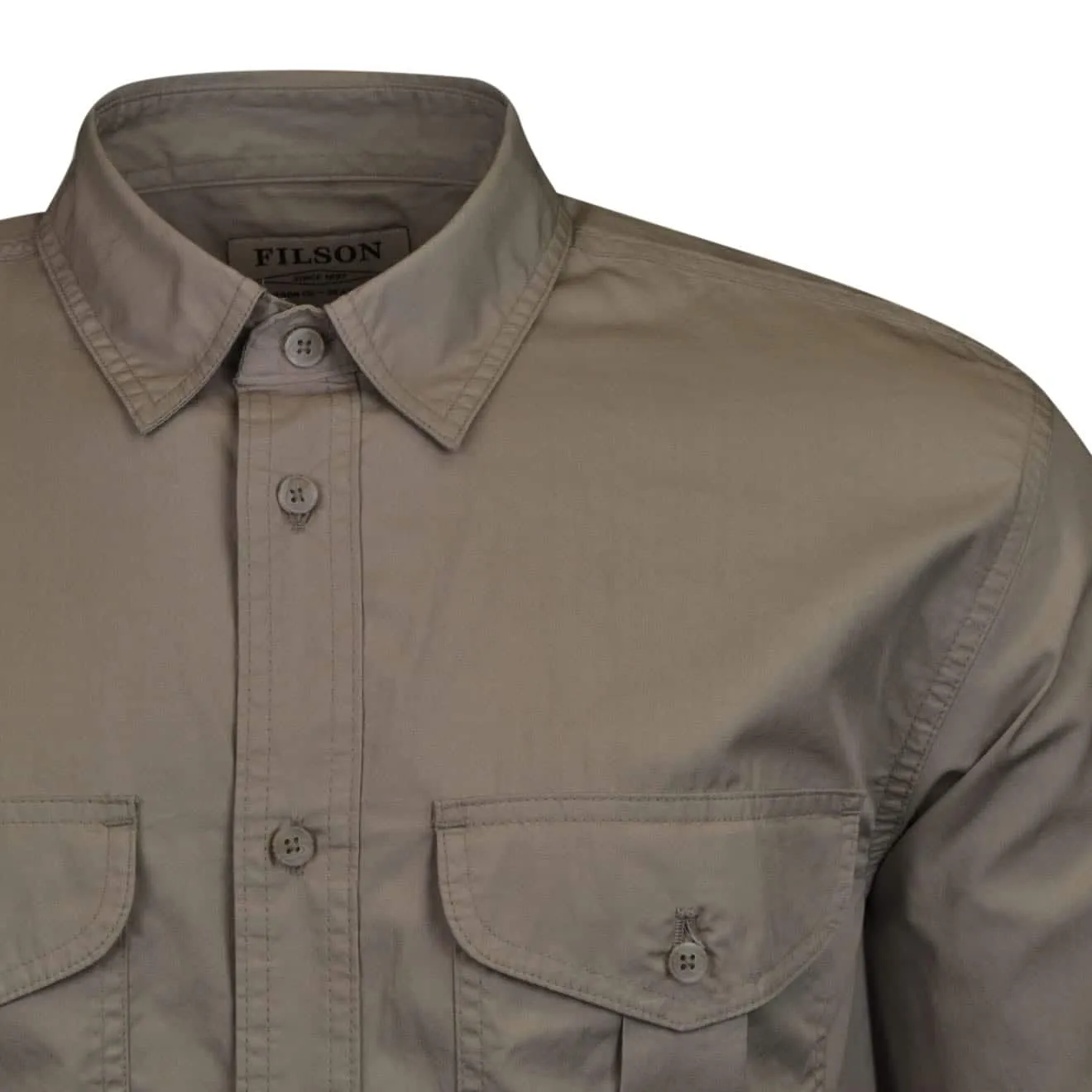 Premium Pima Cotton Eco Friendly Material Filson Feather Cloth Shirt Desert Tan