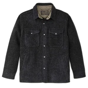 Soft Touch Fabric Filson Mackinaw Jac Shirt Black Marl Heather