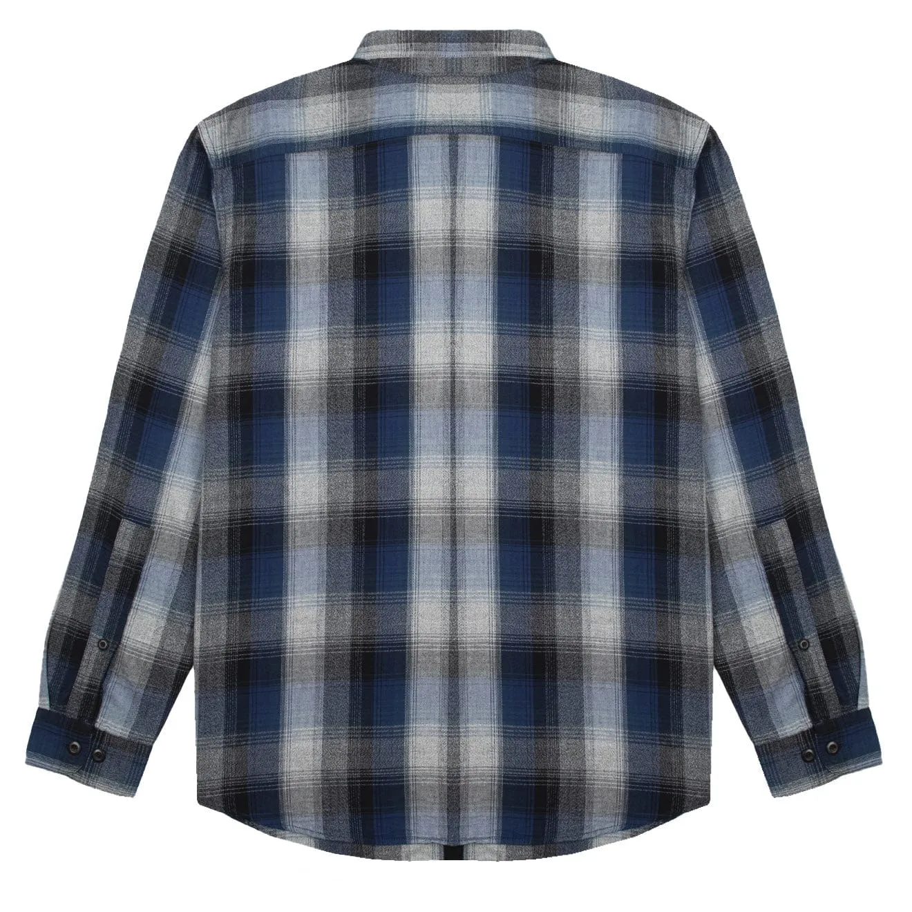 Matte Finish Filson Rustic Oxford Shirt Indigo / Black / Charcoal