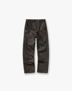 Sunfade Leather Pant - Nero Cozy Waist