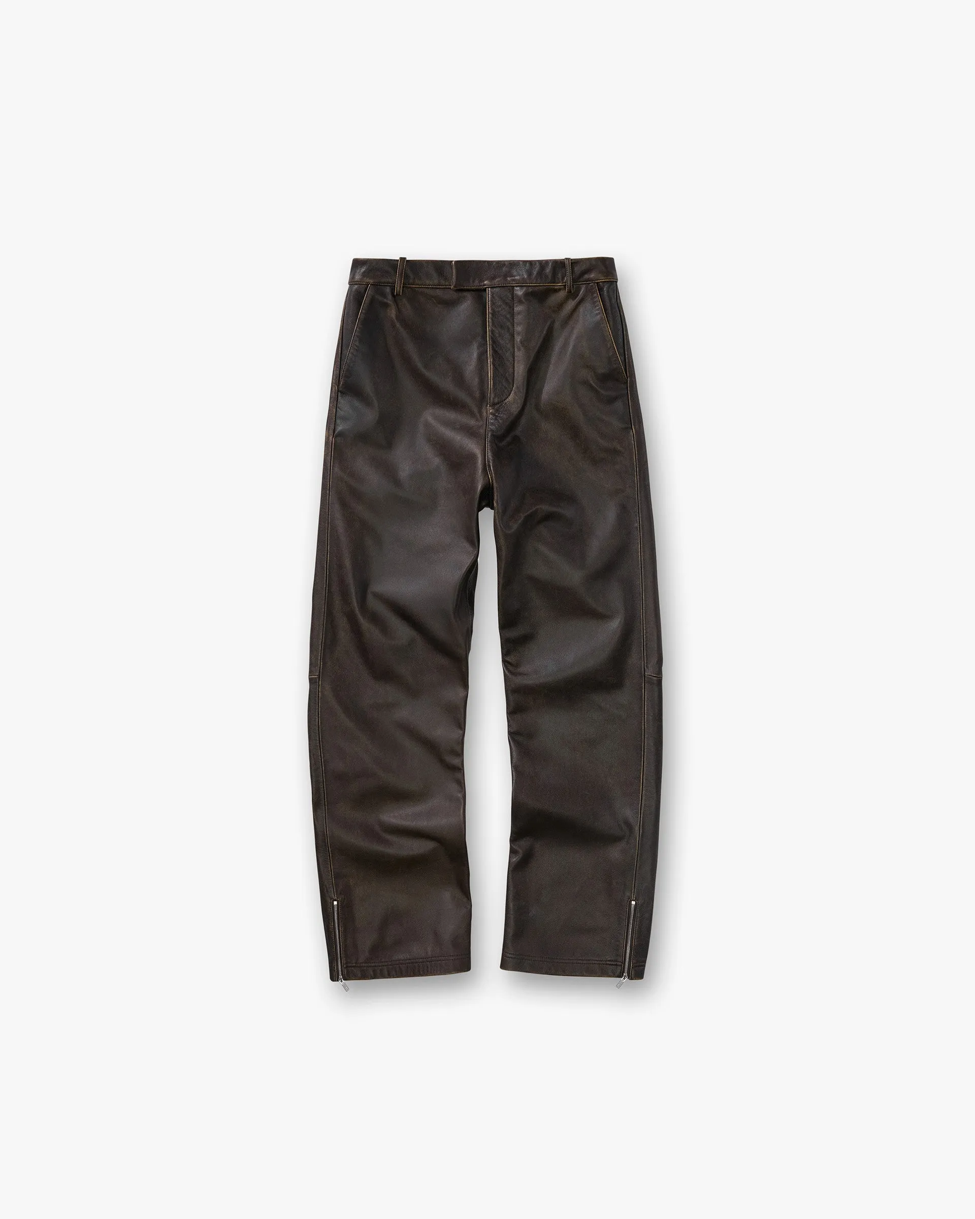 Sunfade Leather Pant - Nero Cozy Waist