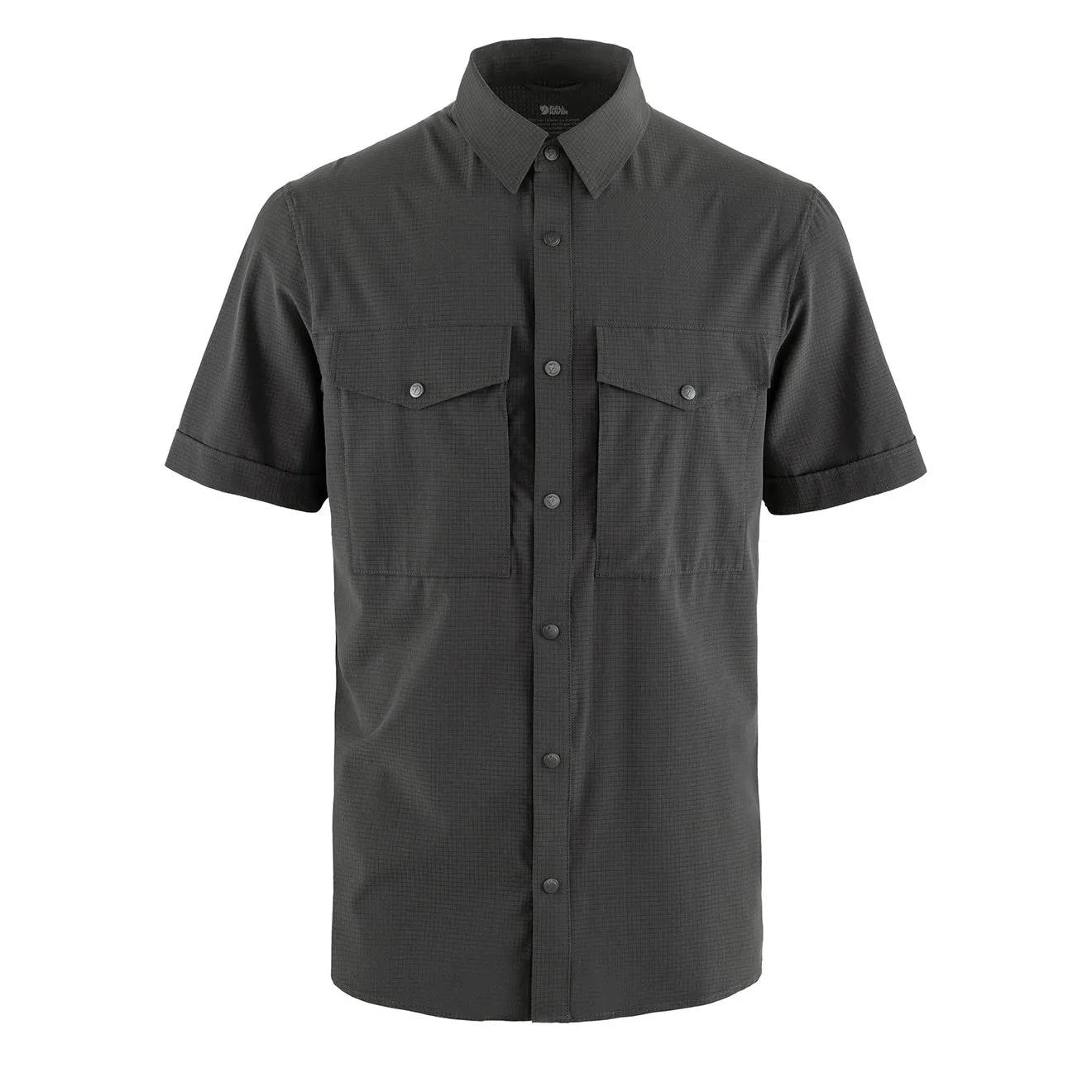 Autumn Look Timeless Style Fjallraven Abisko Trekking Shirt SS Dark Grey