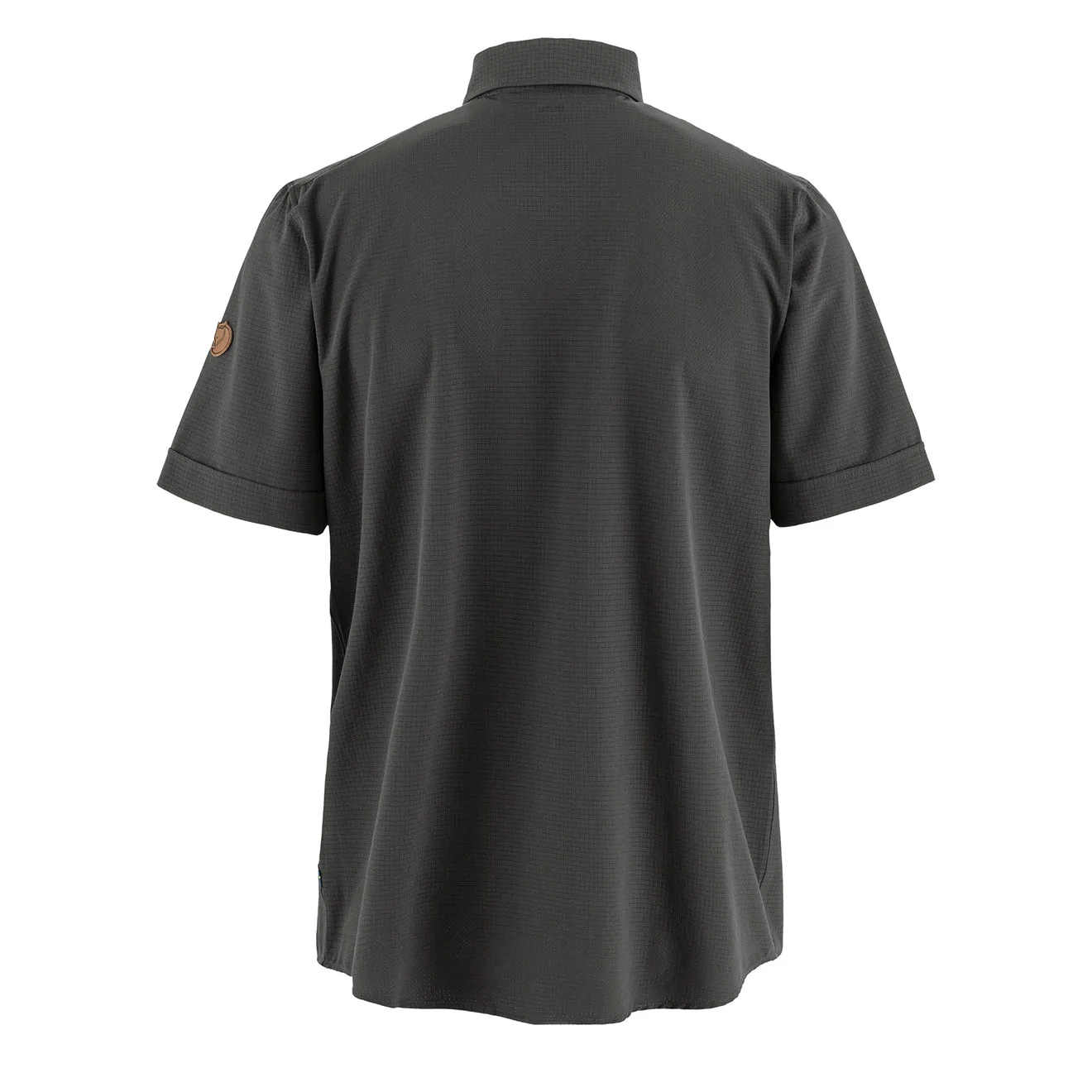 Outerwear Companion Neutral Toned Stitching Fjallraven Abisko Trekking Shirt SS Dark Grey