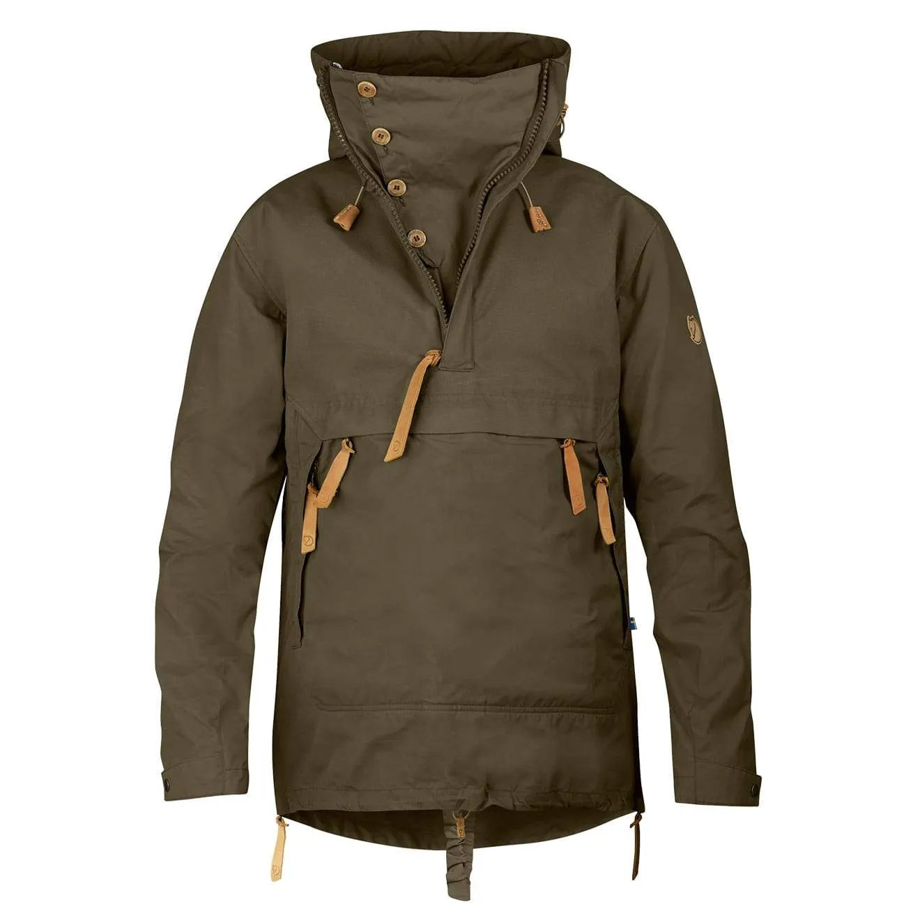 Fjallraven Anorak No. 8 Dark Olive Heat Sealed Seams Essential Style