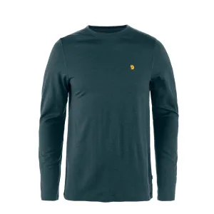Fjallraven Bergtagen Merino 190 LS Mountain Blue Wear Resistant Fabric