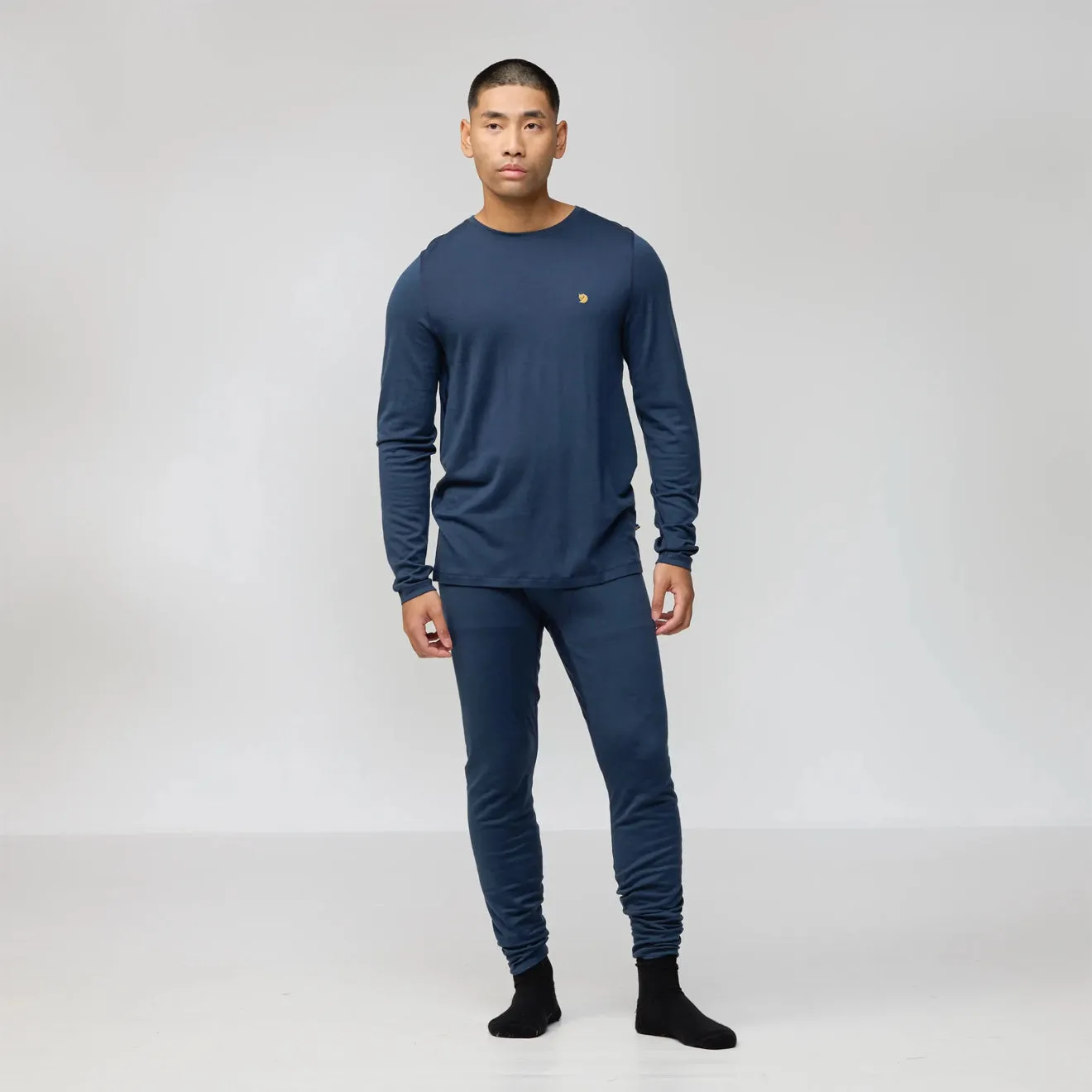 Breathable Wearable Fjallraven Bergtagen Merino 190 LS Mountain Blue