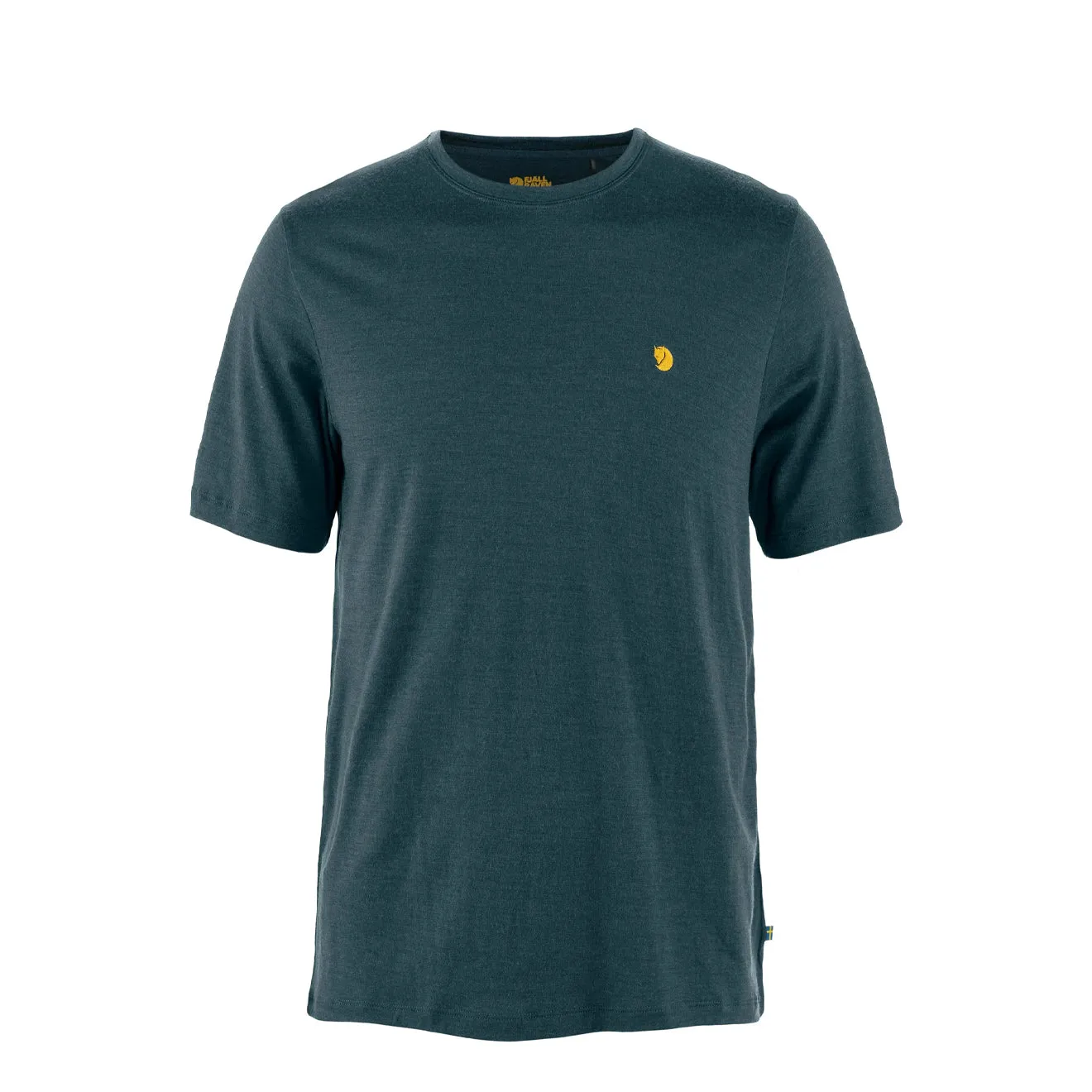 Fjallraven Bergtagen Merino 190 SS Mountain Blue Cool and casual Anti Static Treatment