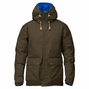 Fjallraven Down Jacket No. 16 Dark Olive Glow In Dark Accents