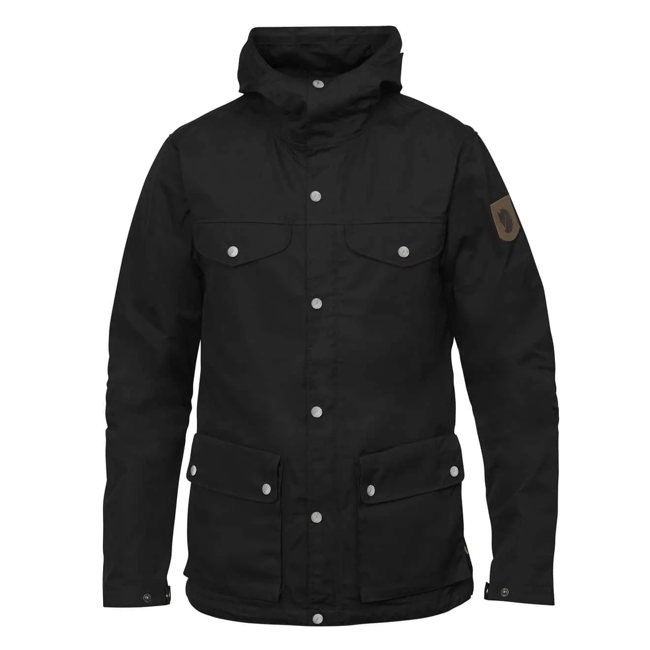 Fjallraven Greenland Jacket Black Abrasion Resistant Trim