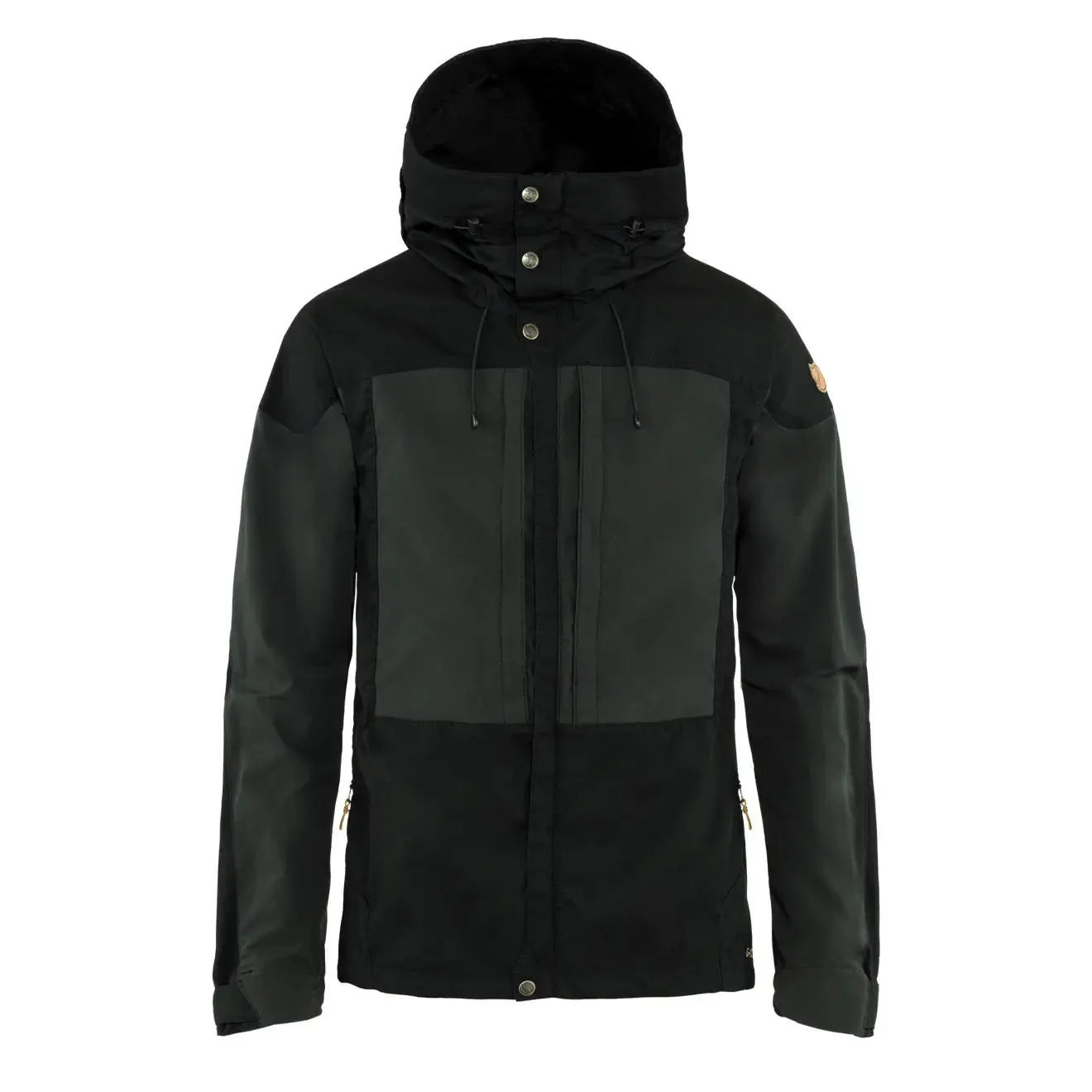 Hooded Attachment Reflective Safety Trim Fjallraven Keb Jacket Black