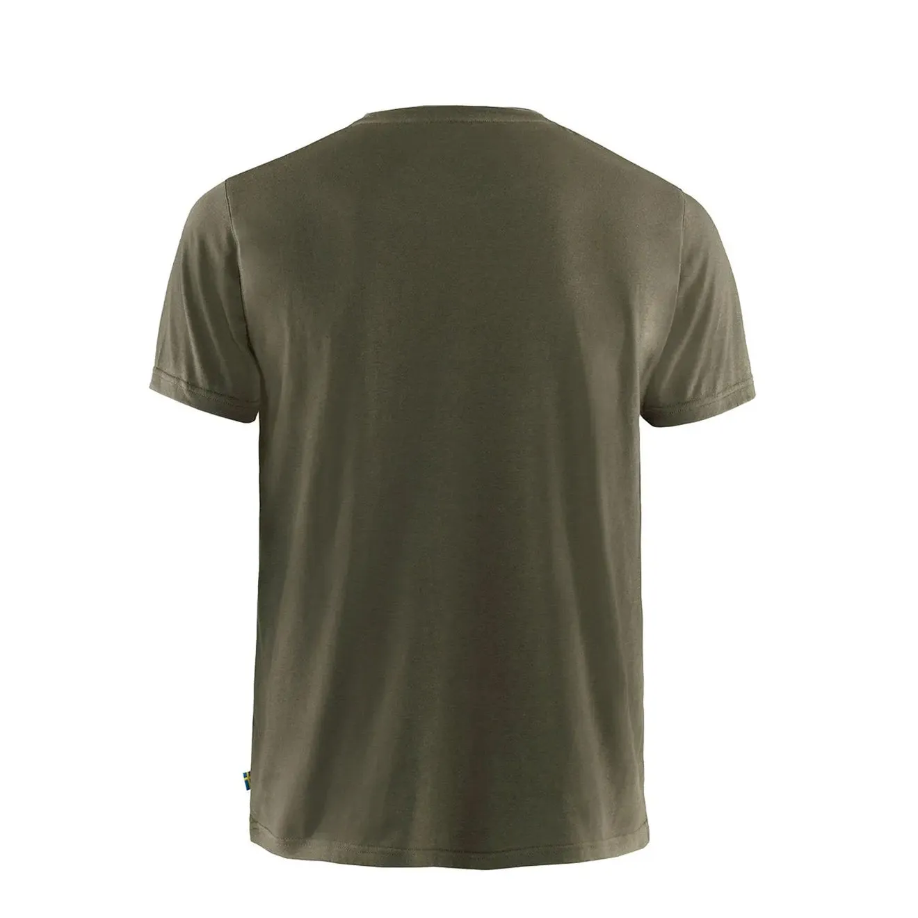 Fjallraven Logo T-Shirt Dark Olive Fashion-Forward Look Summer Wardrobe
