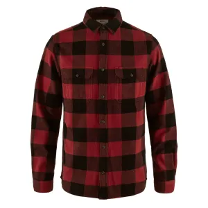 Smart Casual Wear Fjallraven Ovik Heavy Flannel Shirt Red / Black