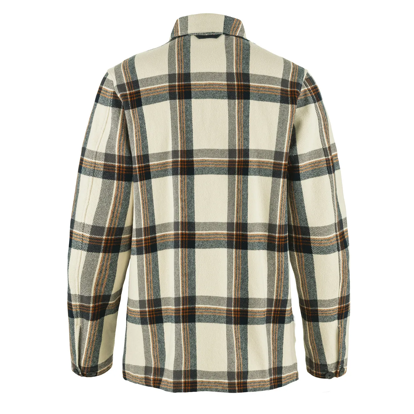 Hiking Gear Button front Fjallraven Singi Flannel Overshirt Chalk White / Dark Navy