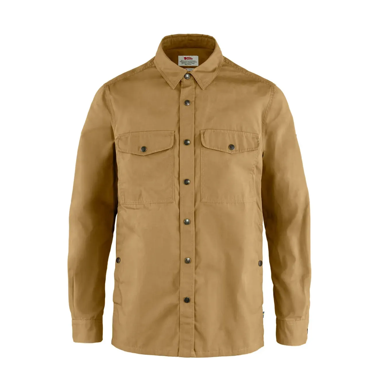 Fjallraven Singi Overshirt Buckwheat Brown Vibrant color Date night