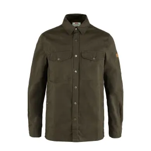 Athletic Cut Fjallraven Singi Overshirt Dark Olive