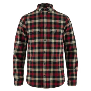 Denim Blend Fjallraven Skog Shirt Dark Navy / Red