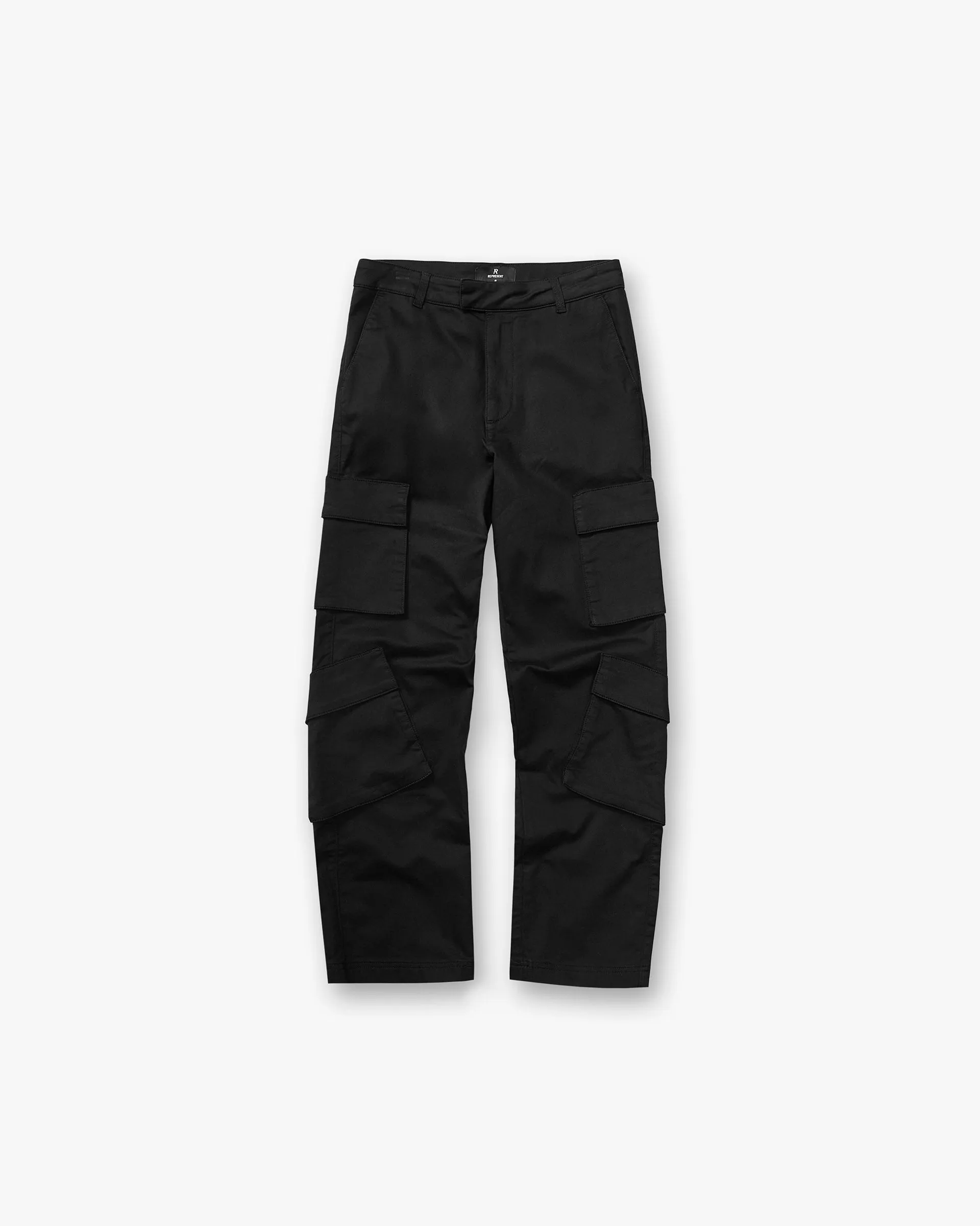 Cargo Pant - Jet Black Tight Cut Lightweight Material