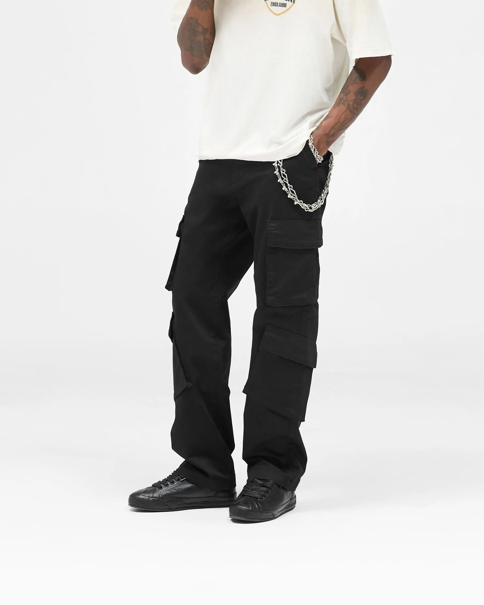 Cargo Pant - Jet Black SmoothZipClosure Casual Must-Have