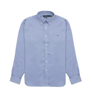 Trendy Fit Hooded Neckline Polo Ralph Lauren Slim Fit Oxford Button Down Shirt True Blue / White