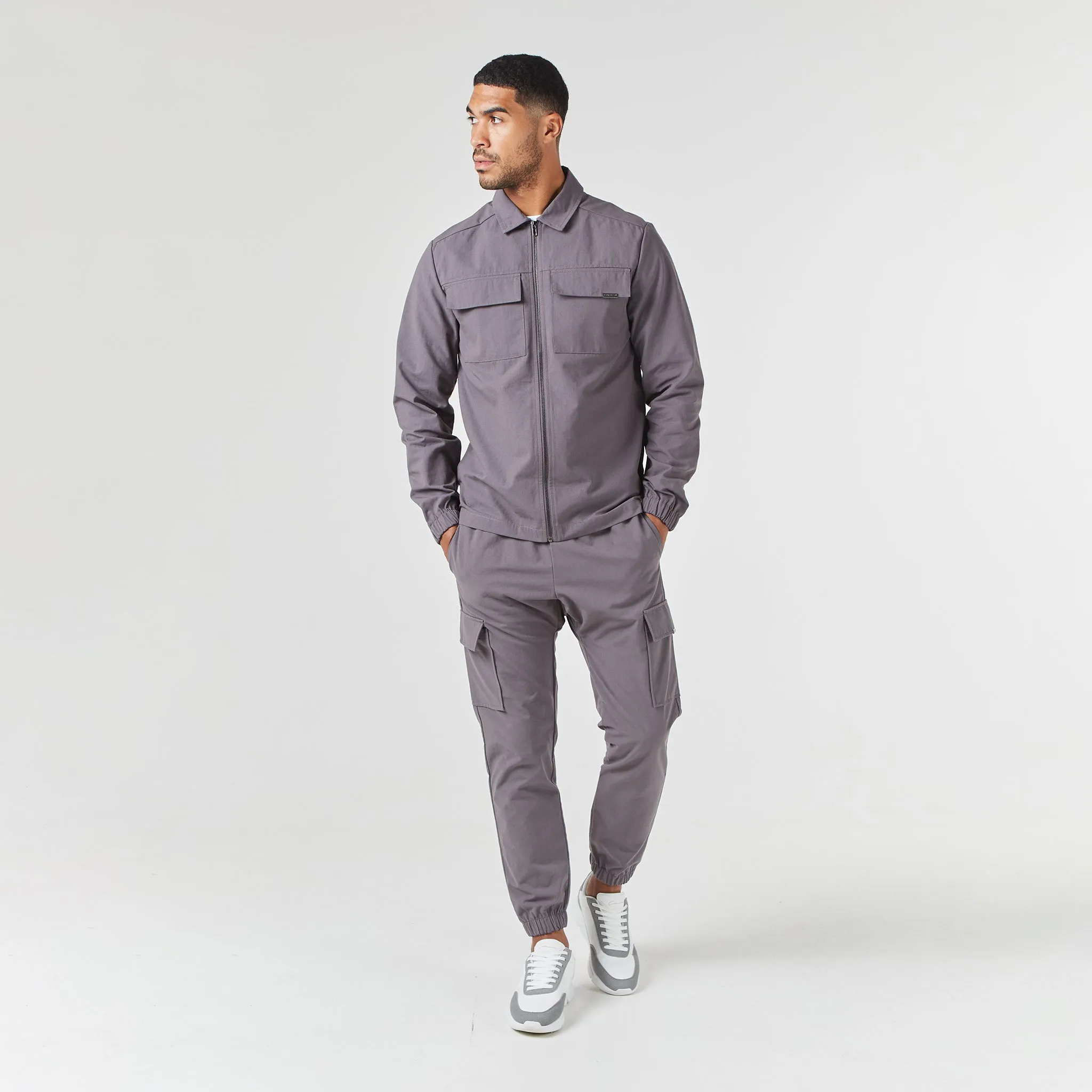 Smart Utility Cargo Pant | Charcoal Stylish Cut