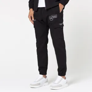 Milano Zip Logo Cargo Pant | Black UltraSoftLining