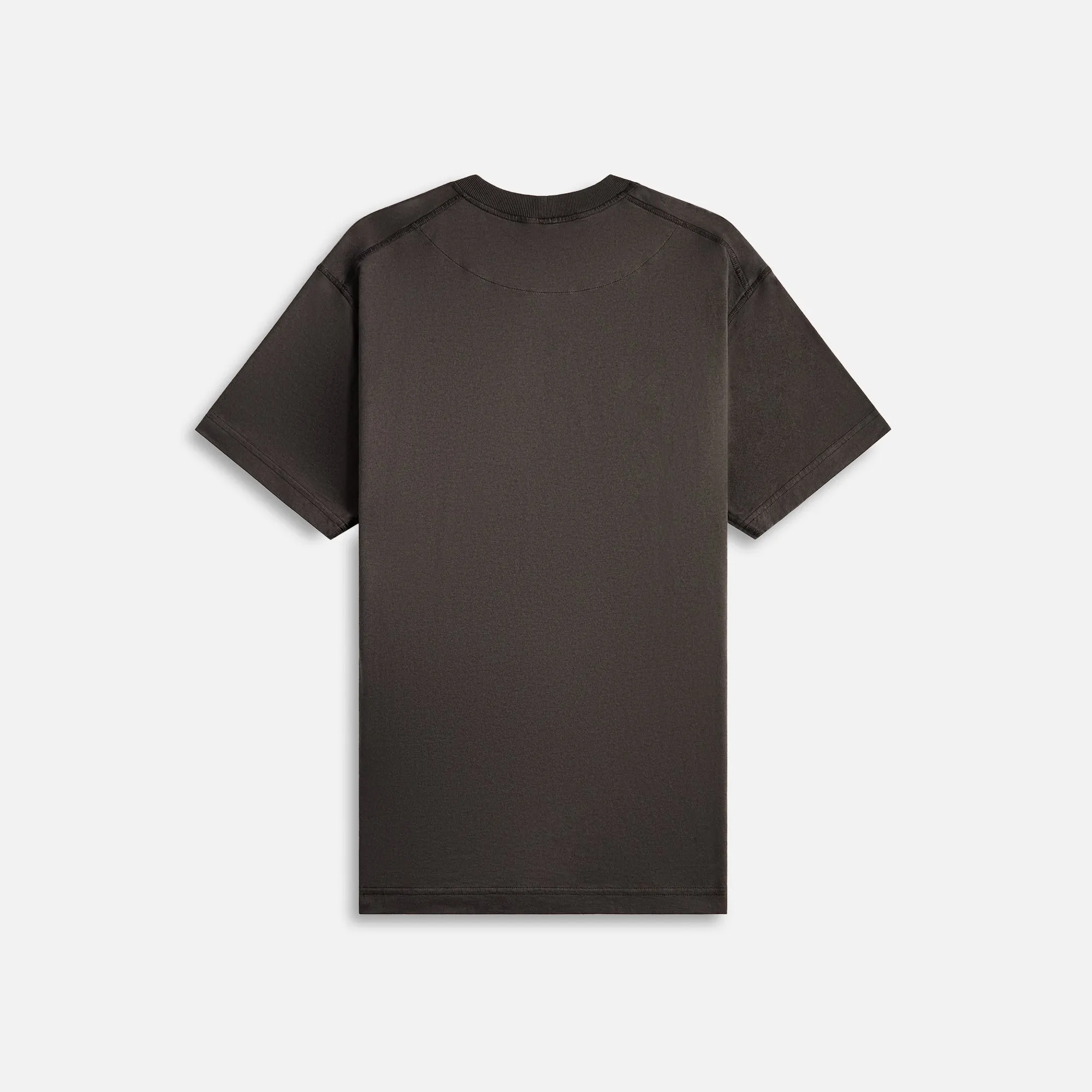 Stone Island Garment Dyed Tee - Charcoal Moisture Control Fabric
