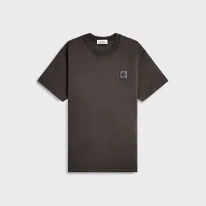 Longline Hemline Weekend Outfit Stone Island Garment Dyed Tee - Charcoal